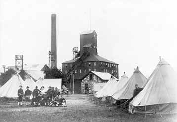 National Guard Troops at Red Jacket Shaft